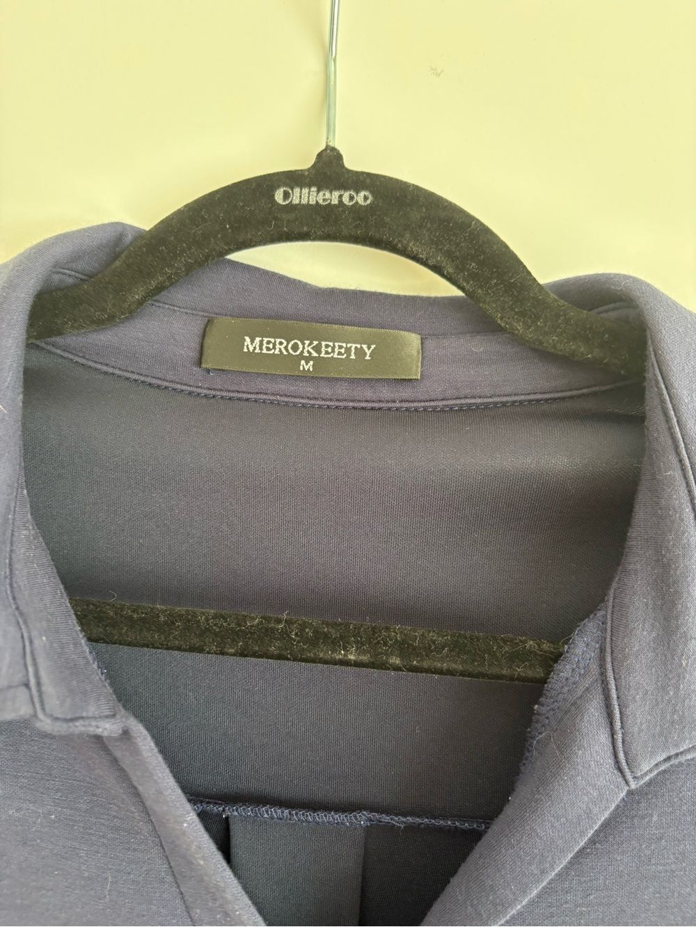 Merokeety Navy Sleeveless Polo Mini Dress - Picture 2 of 4